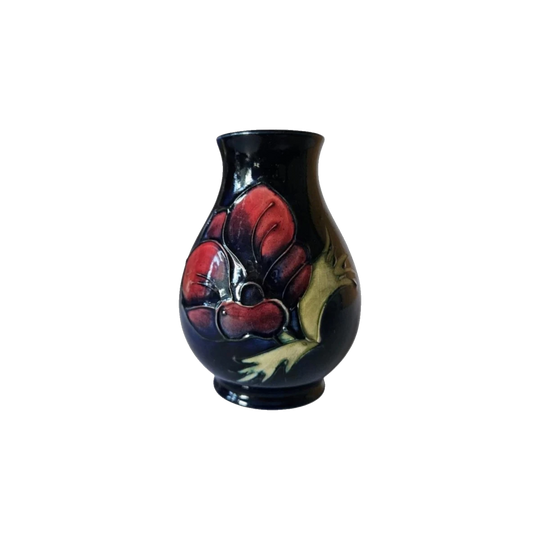 Walter Moorcroft ‘Anemone on Blue’ Vase, Shape 7/5, c.1960