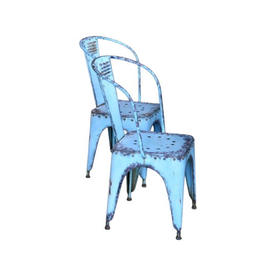 Pair of Original French Cafe Chairs c1930