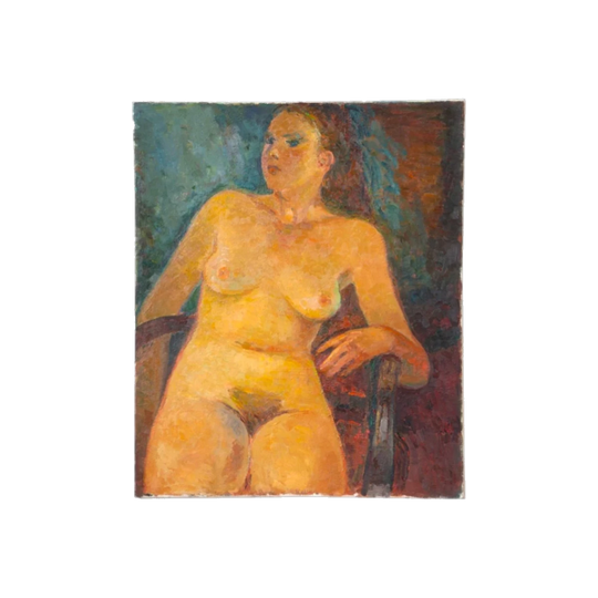 Henri Saada (1906–1976), Reclining Nude – Oil on Canvas