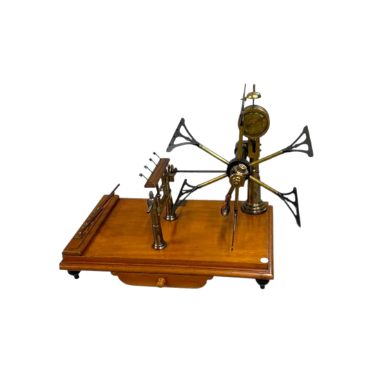 Victorian Yarn Wrap Reel by Goodbrand & Co Ltd, Wood and Brass