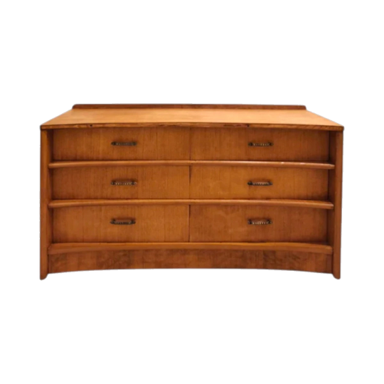 Fully Restored MCM Retro 6 Drawer Cabinet