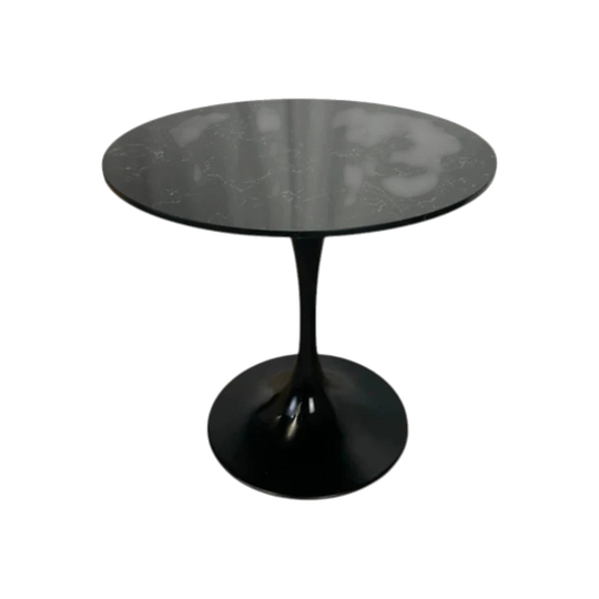 Black Round Tulip Table