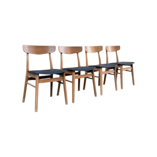 Danish Dining Chairs x 4 by Farstrup Møbler
