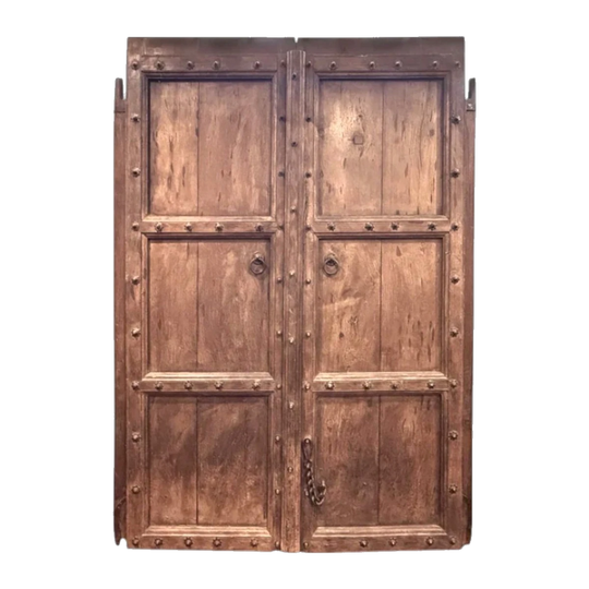 Naga Wooden Door in Brown