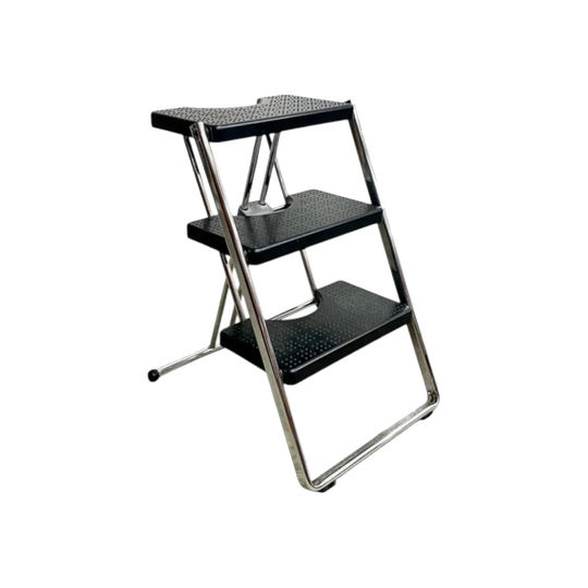 Italian Postmodern Nuovastep Step Ladder by Andries & Hiroko Van Onck for Magis, 1980s, Black