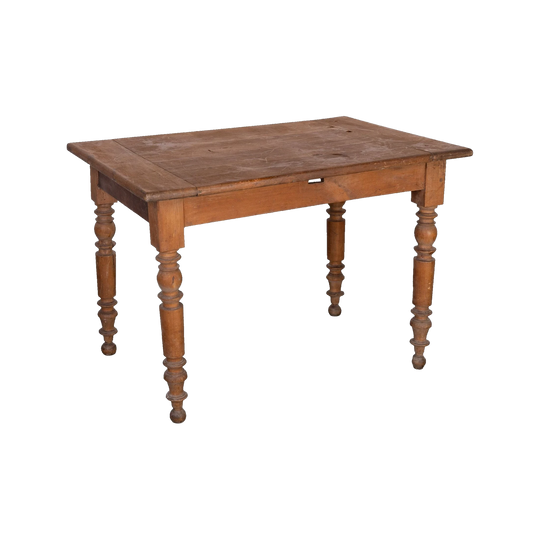 Vintage French Farmhouse side table from Megeve