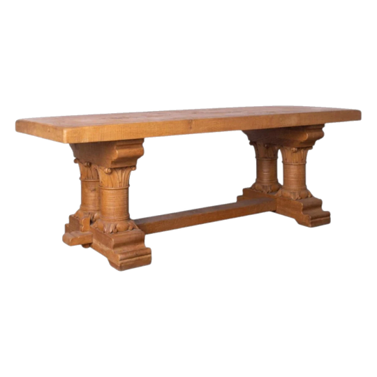 Antique French Oak Refectory Table from Provence