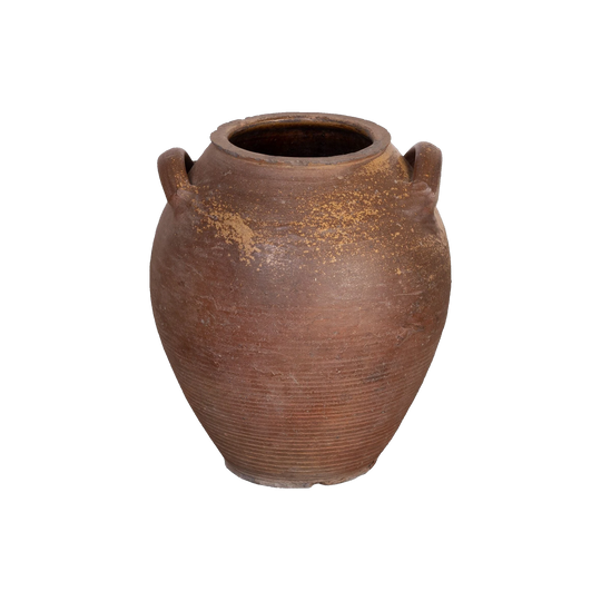 Large antique French earthenware vessel from a collection sourced from L’Isle-sur-la-Sorgue, Provence
