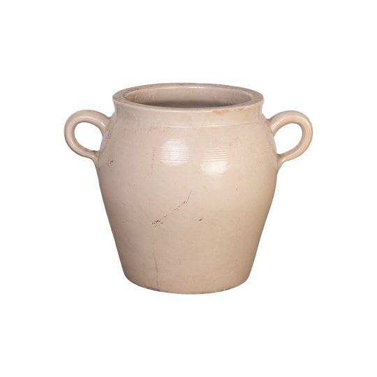 Impressive Antique French Large confit pot from Provence