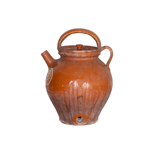 Antique French earthenware vessel from a collection sourced in L’Isle-sur-la-Sorgue, Provence