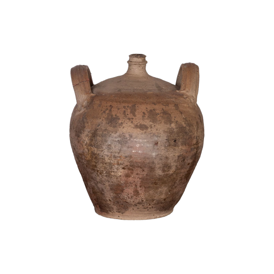 Antique French earthenware vessel from a collection sourced in L’Isle-sur-la-Sorgue, Provence