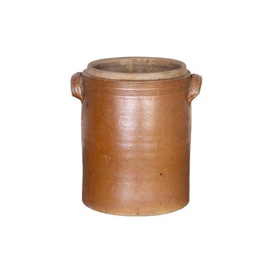 Antique French 19th Century Hand-thrown Terracotta Pot