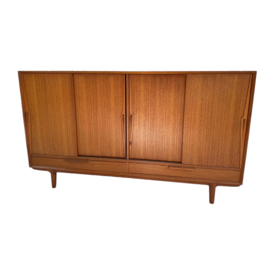 Mid-Century Danish Teak Sideboard, Model 13 by Gunni Omann for Omann Jun Møbelfabrik, 1960s