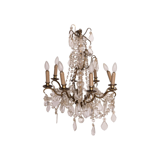 Beautiful Antique French 19th century chandelier from Provence
