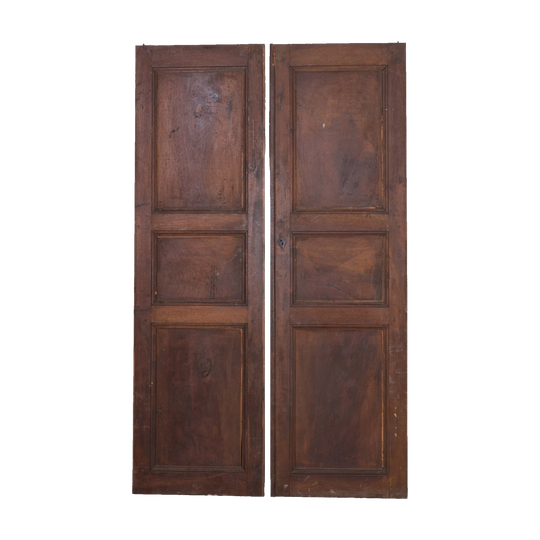 Pair of Antique French Armoire cupboard doors from a collection in Provence