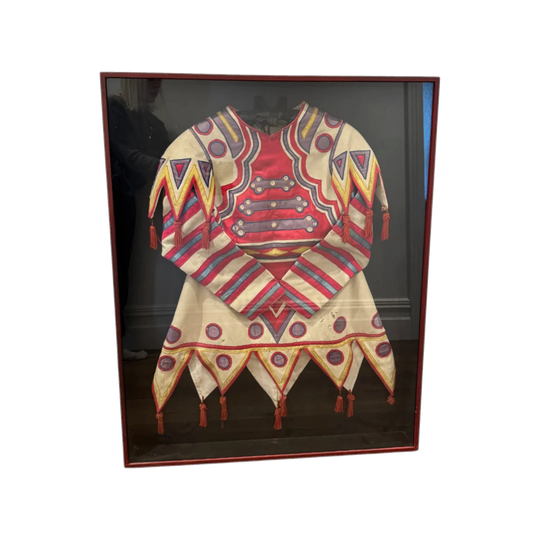 Ballets Russes-Style Costume in Glass Case, c. 1920