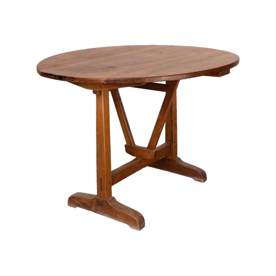 Very old Antique French vigneron wine tasting table from a chateau near Annecy