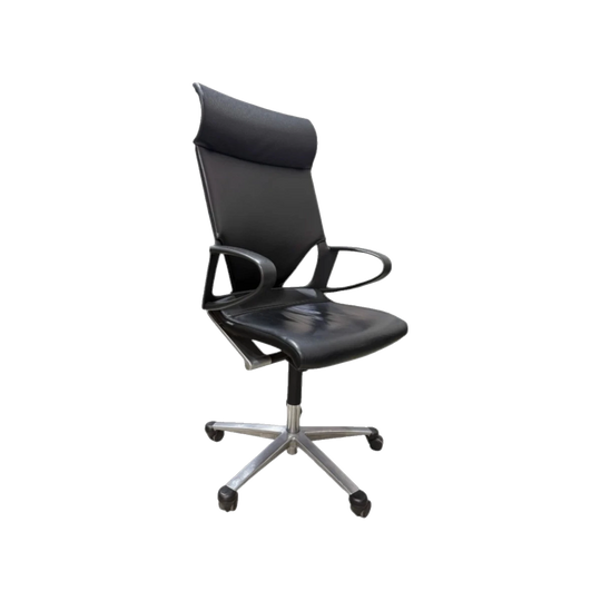 No1 Wilkhahn 28 Modus Medium Comfort for Executives high back ergonomic leather chair