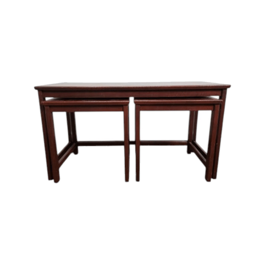 Parker Mid-Century Teak Coffee Table Trio