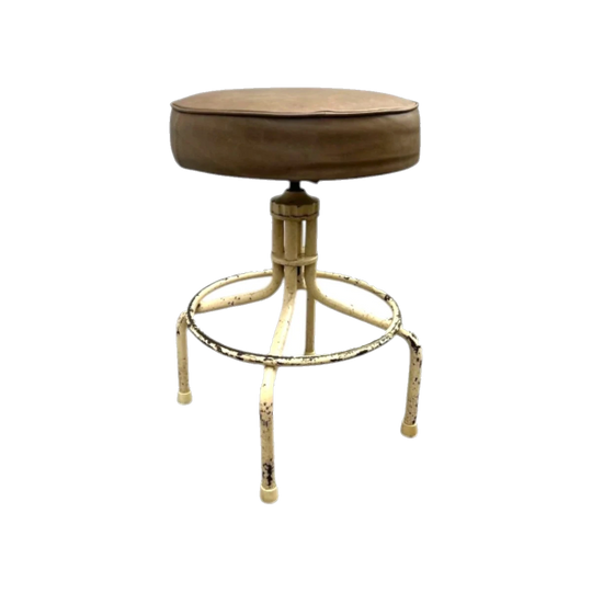 Vintage Industrial Adjustable Stool