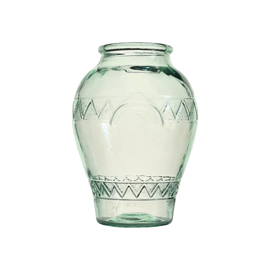AN ITALIAN ‘ANTIQUA’ SERIES GLASS FLOOR VASE Attributed to Stelvia, Empoli, Circa 1968-1972