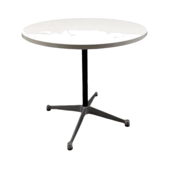Herman Miller Eames Round Table | White Top | Contract Base