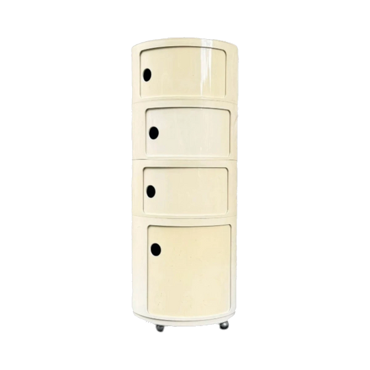 Kartell 1960s 4 unit Componibili Storage