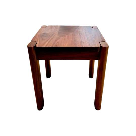 Custom Solid Walnut Side Table