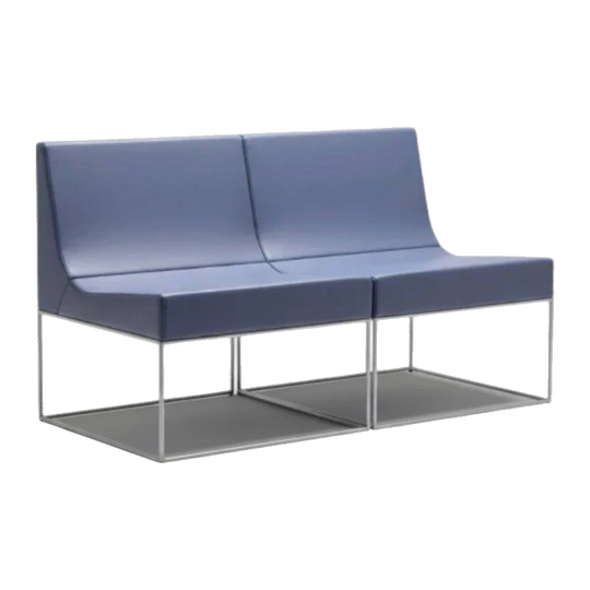 Diami Modular 2-Piece Sofa – Purple Fabric (Pre-owned)