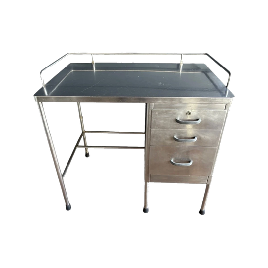 Vintage Atlas Stainless Steel Medical Desk