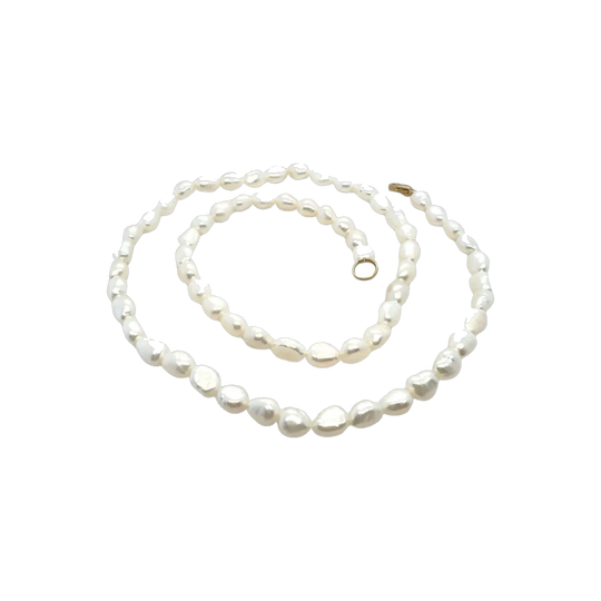 Baroque Pearl Necklace, 44 cm