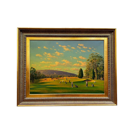 "Out of Bounds" by Joseph Frost (1954–) – Oil Painting, Bowral Golf Club