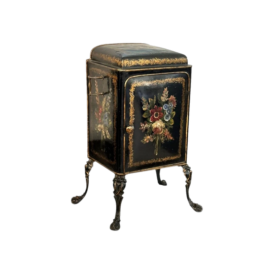 Mid-19th Century English Toleware Plate Warmer, Attributed to Pontypool, c.1850