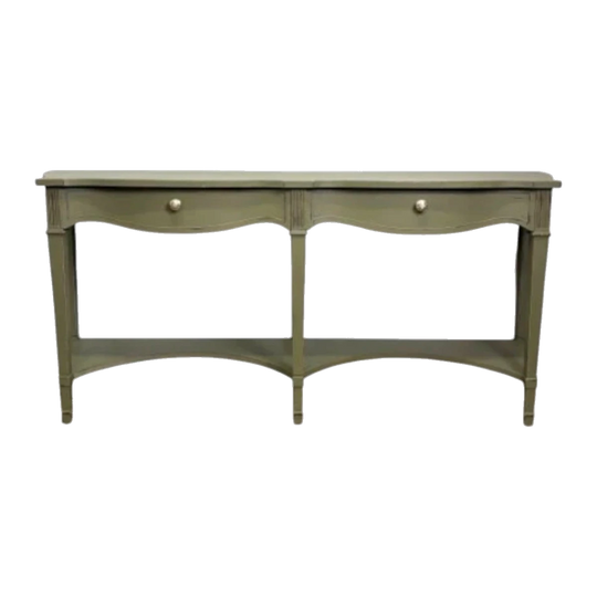 Hand-Painted Sideboard in Annie Sloan Olive Green
