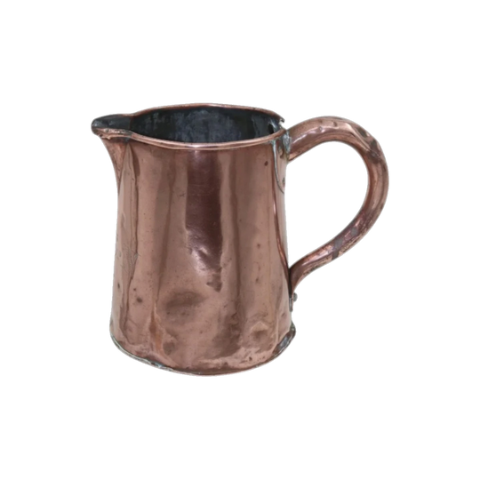 Antique copper ale jug