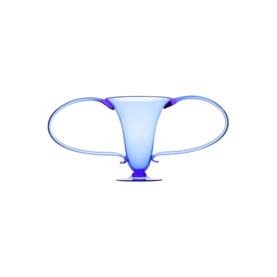 'Libelula' Italian Blue Blown-Glass Vase by Vittorio Zecchin for Venini, Venice, 1920s