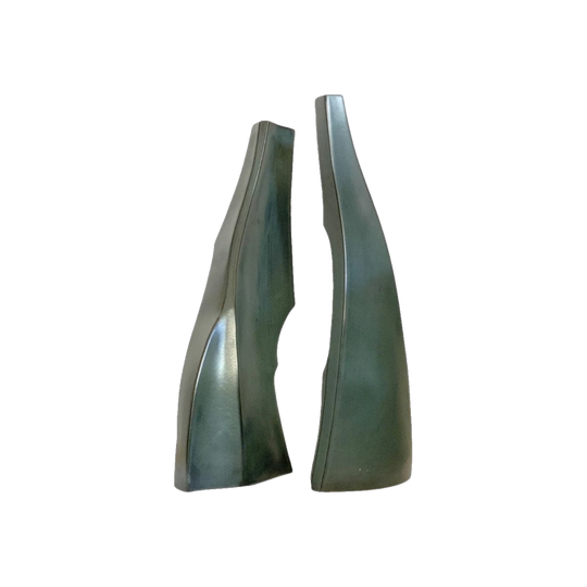 Pair of Australian Ceramic Sculptural Vases