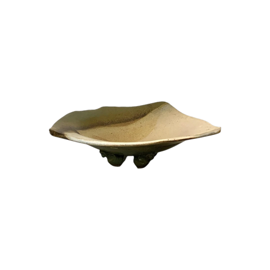 Rick Ball Freeform Footed Australian Ceramic Dish