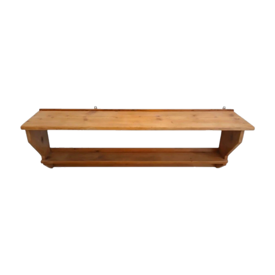 Antique Pine Shelf with Patina