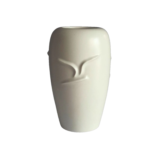 AN IMPORTANT AND RARE IRON AND CASCADING MILKY-ASH-GLAZED STONEWARE VASE BY NAGASAWA EISHIN III (1910–1977), SHŌWA PERIOD (late 1960s/early 1970s)