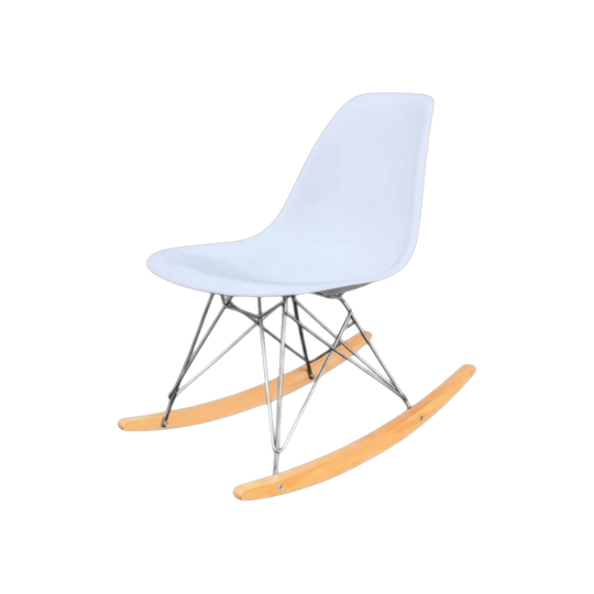 Eames Moulded Plastic Armchair with Rocker Base