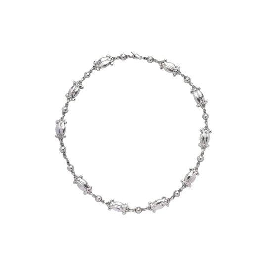 Georg Jensen Pattern 15 Sterling Silver Necklace, Denmark (mark for 1933–1944)