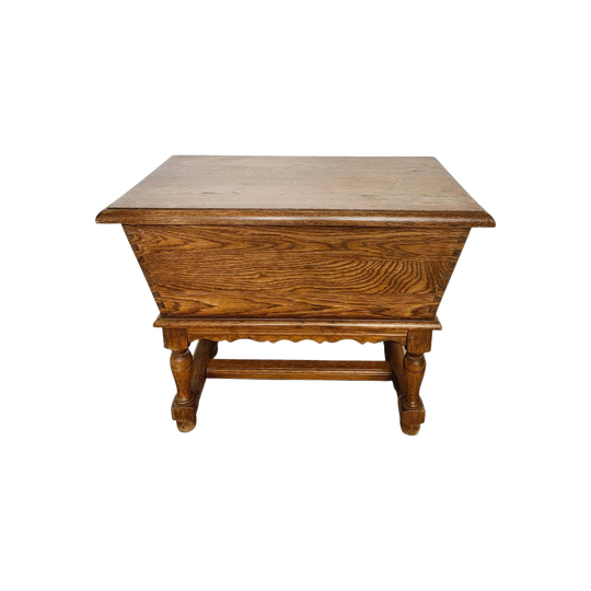 19th-Century French Oak Pétrin Coffer (Dough Bin)