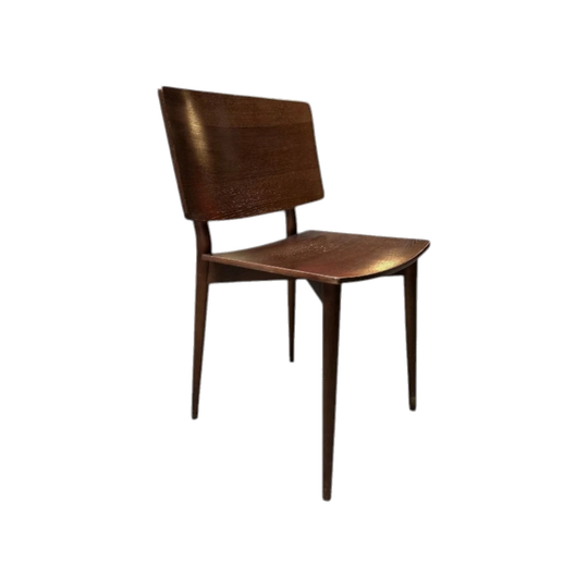 Original Jonas Lindvall Wood Dining Chairs Made in Sweden by Skandiform