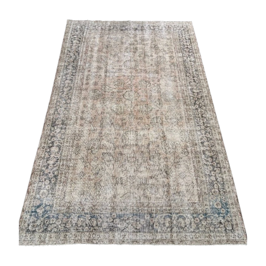 Vintage Rug 'Christina' – 201 x 296 cm, All-Over Floral