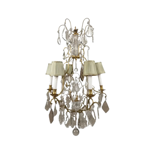 French Brass Chandelier, Circa 1800's