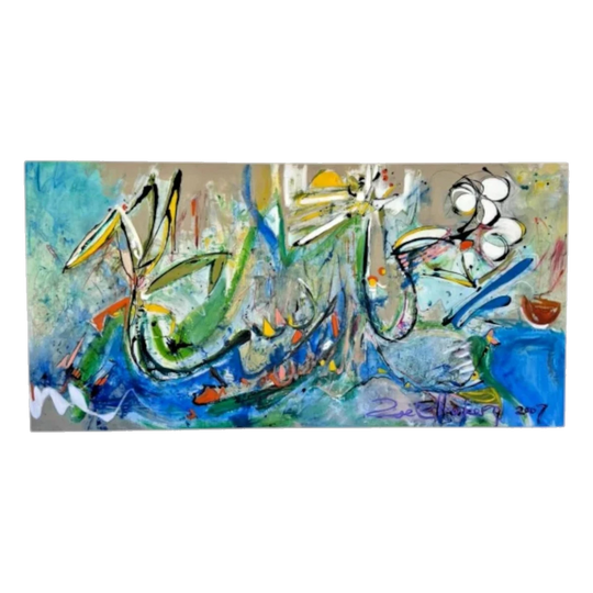 Original Zoe Ellenberg Abstract Expressionist Painting (2007)