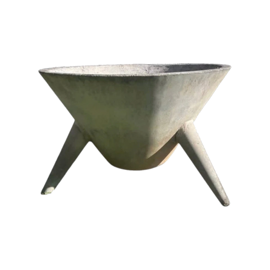 Australian Mid-Century Concrete 'Sputnik' Tripod Planter, Western Australia, c. 1960s