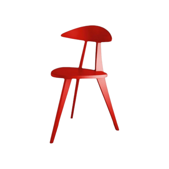 Wilkhahn Model 360 Three-Legged Chairs by Walter Papst – 50th-Anniversary Reissue, Fire Red (Set of 6, Price per Chair)