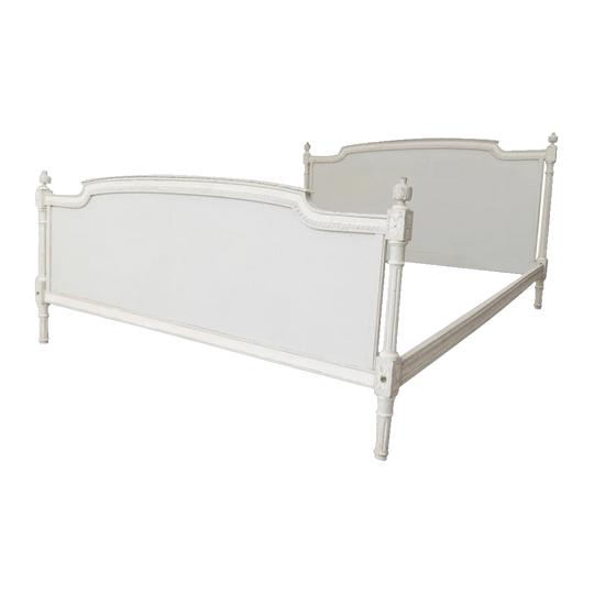 French Louis XVI Style King Bed Frame (Extended) – Frame Only